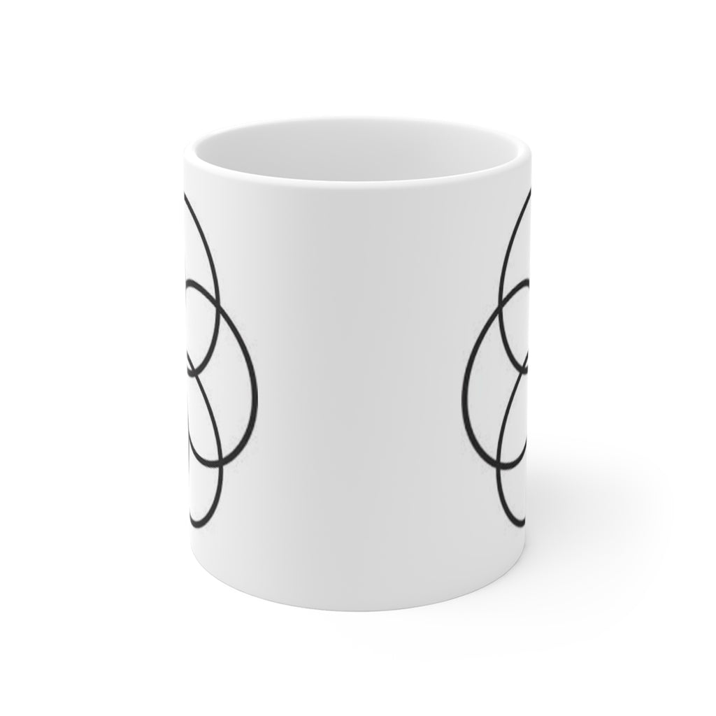 Coffee Mug with Seed of Life Design 11oz.