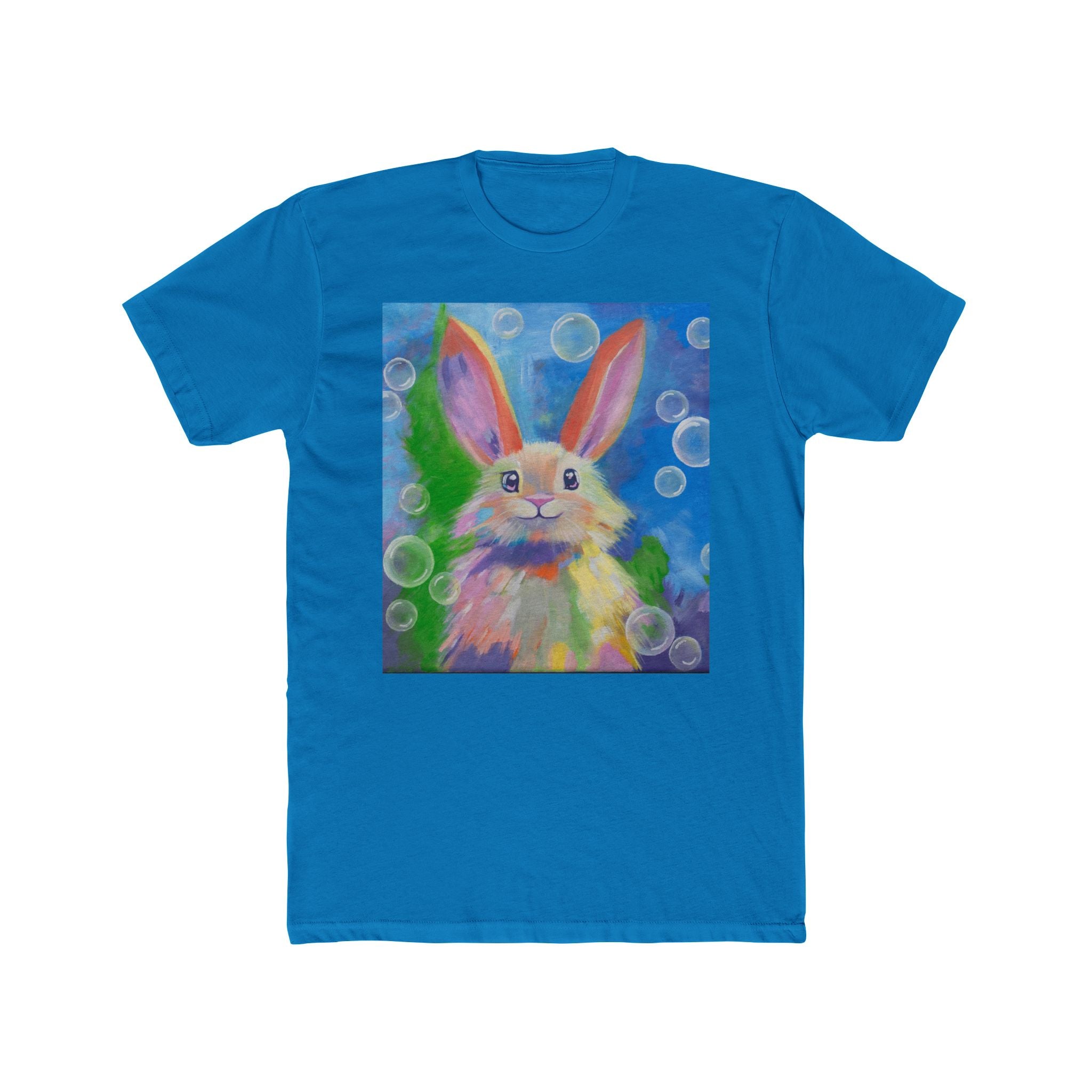 Bunny Bubbles Tee | Rabbit Art T-Shirt