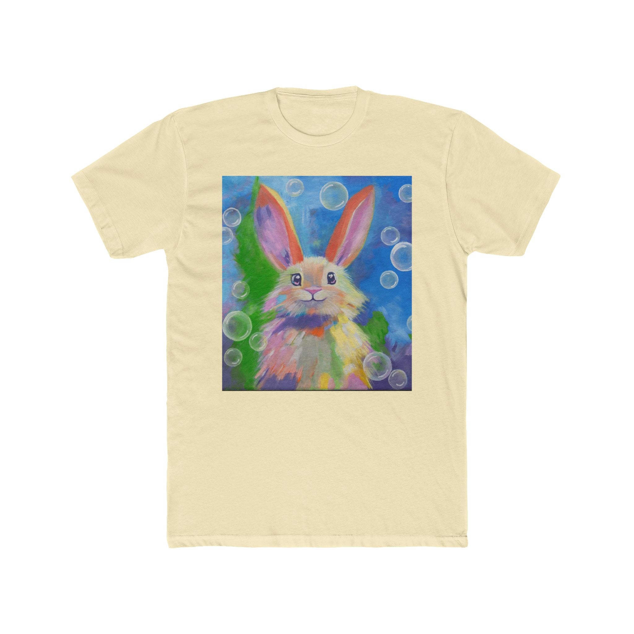 Bunny Bubbles Tee | Rabbit Art T-Shirt