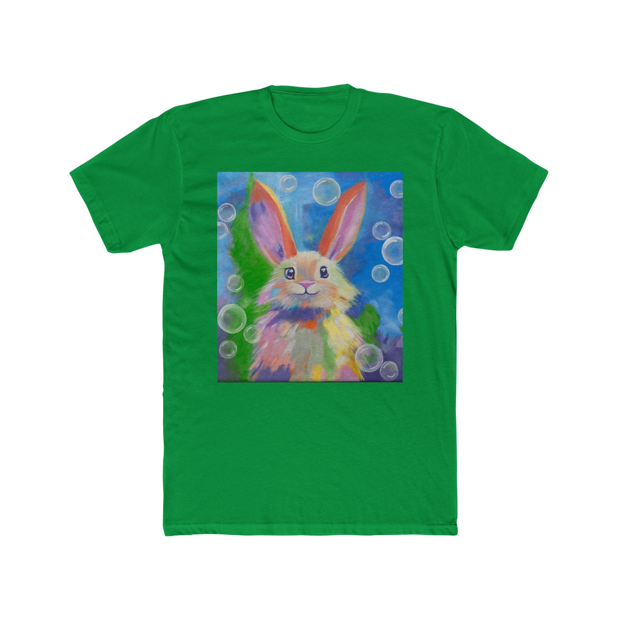 Bunny Bubbles Tee | Rabbit Art T-Shirt